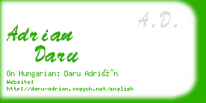 adrian daru business card